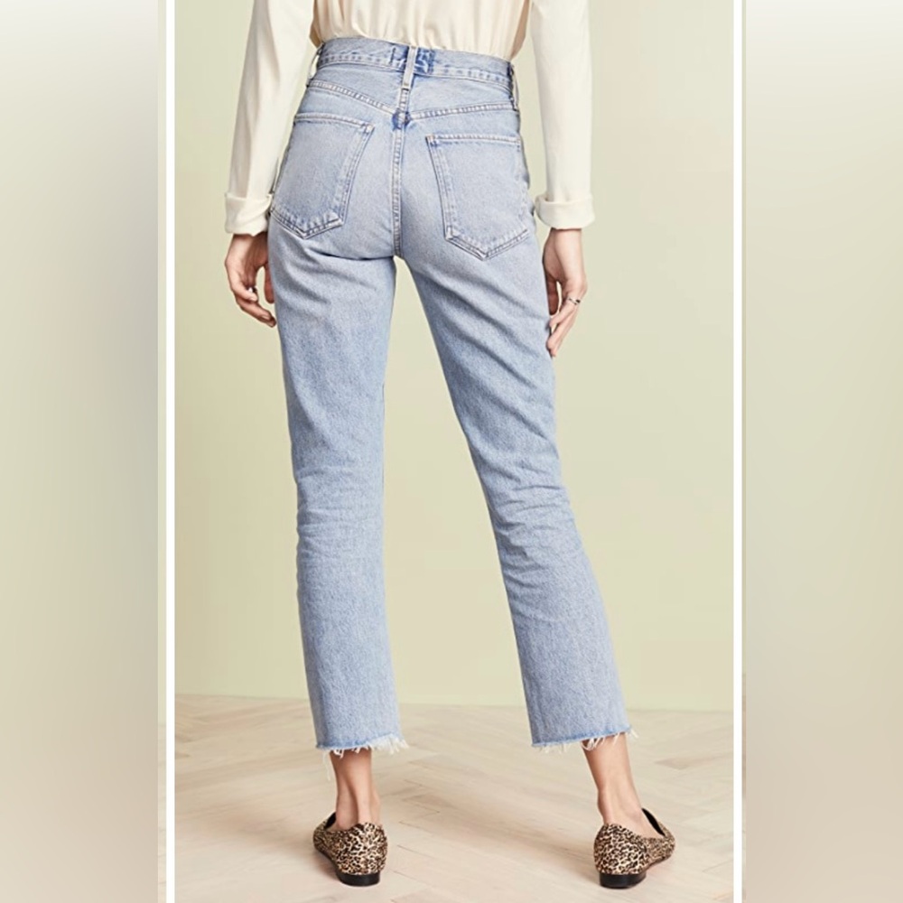 Agolde Riley High Rise Straight Crop Jean - Picture 5 of 14